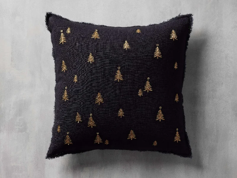 Alpine Pillow Cover in Black