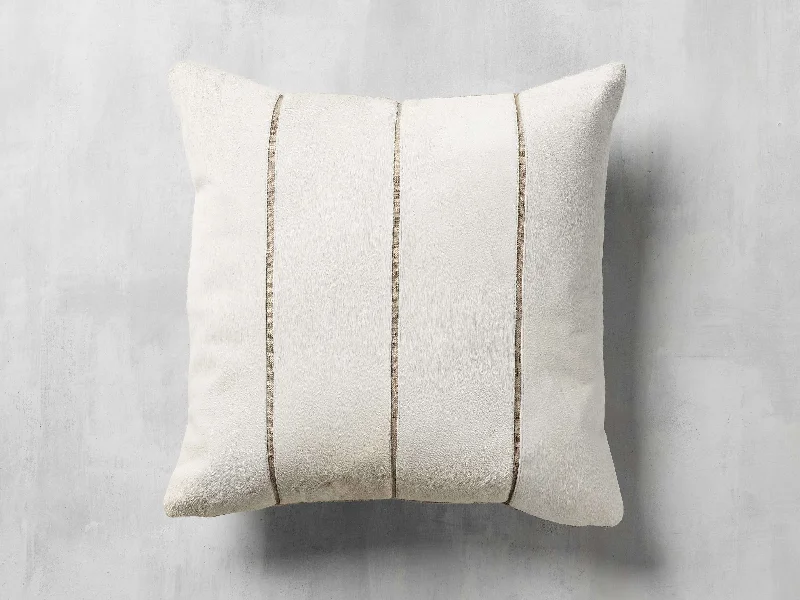 Channel-Stitch Hide Pillow Cover