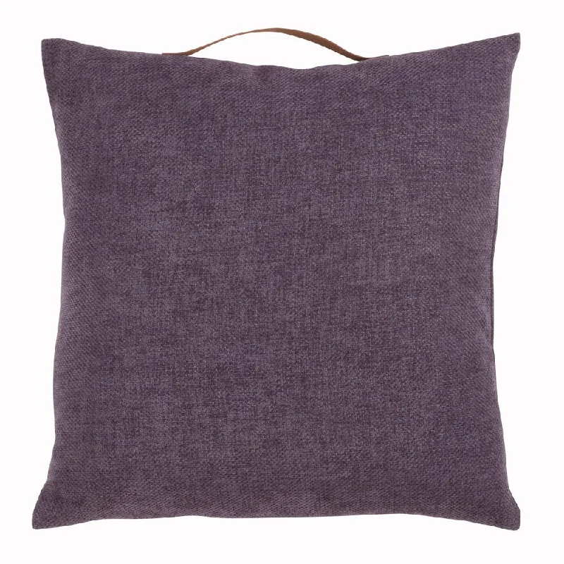 Handle Design Chenille Throw Pillow