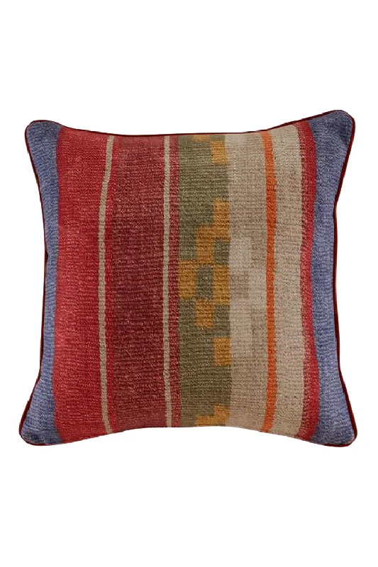 Kilim Linen Blend Cushion | Andrew Martin Indus