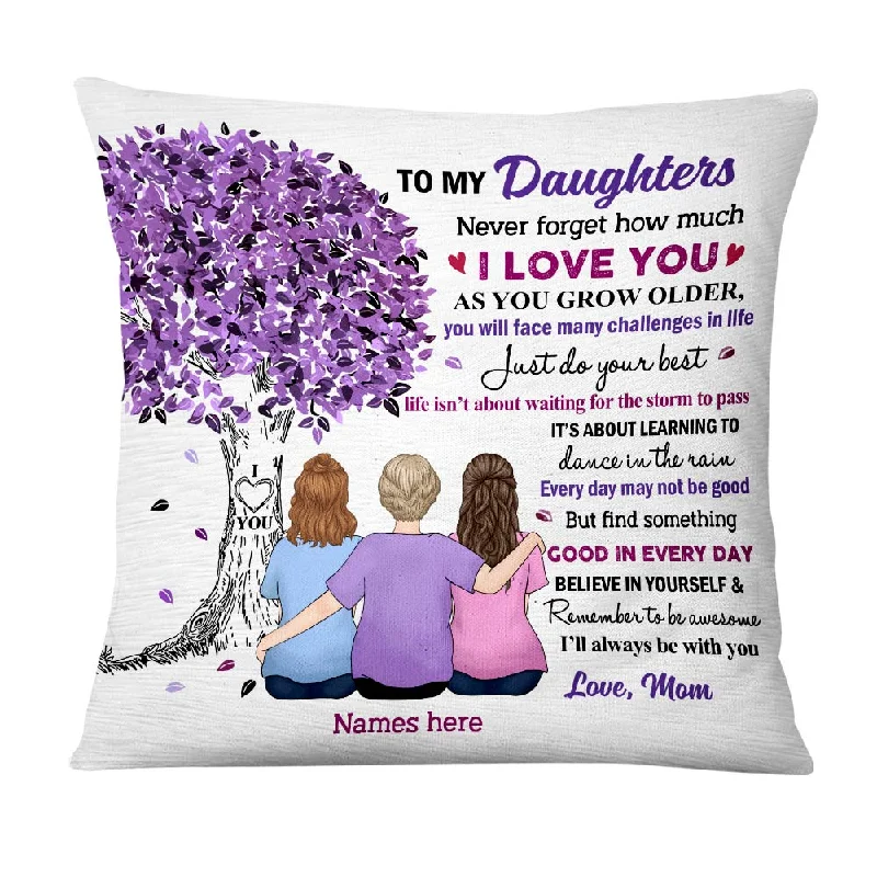 Personalized Daughter Tree Pillow FB261 73O47