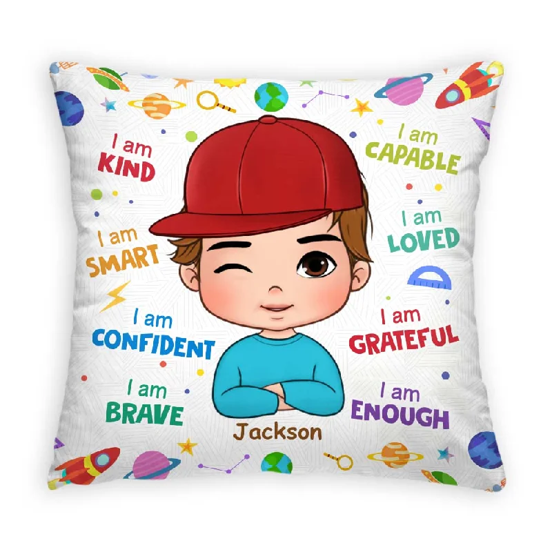 Personalized Gift For Grandson I Am Kind Pillow 31422