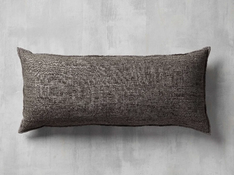 Raw Silk Lumbar Pillow Cover