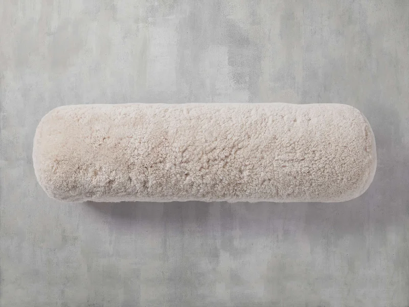 Sheepskin Bolster Pillow