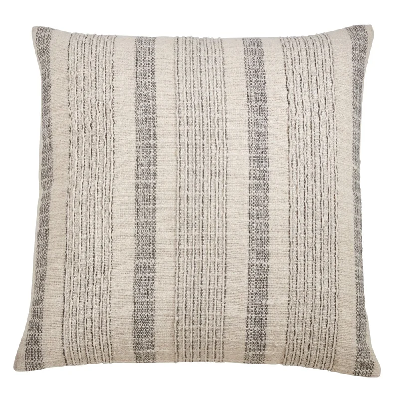 Striped Woven Throw Pillow