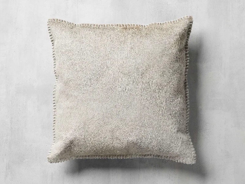 Whipstitch Hide Pillow Cover