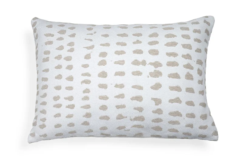 White Dots Outdoor Cushion