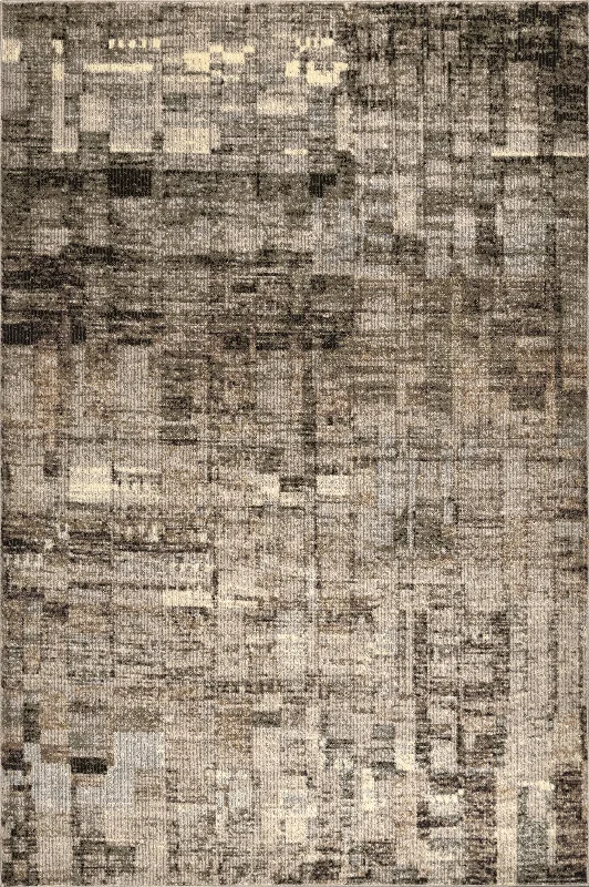 Abstract Mural Rug | Brown