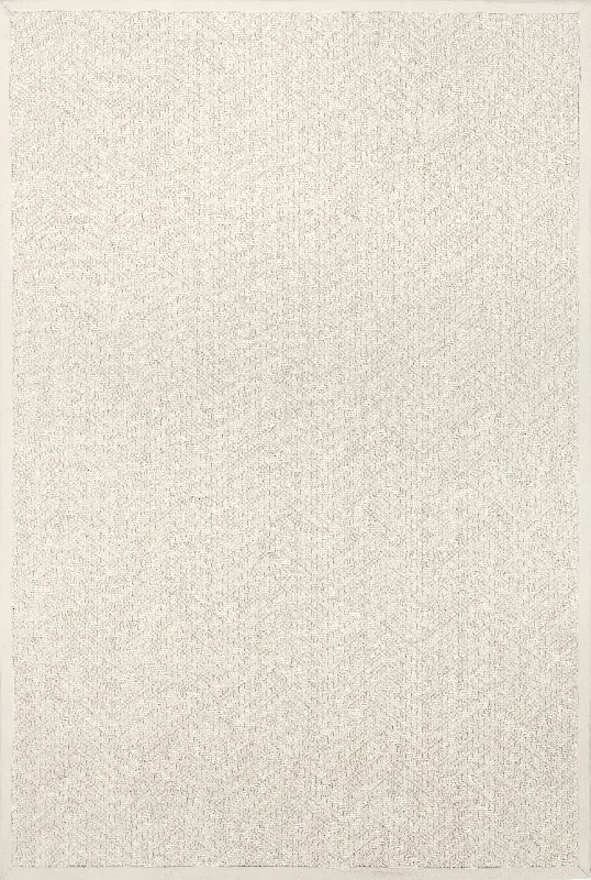 Aisha Monochrome Texture Rug | Cream