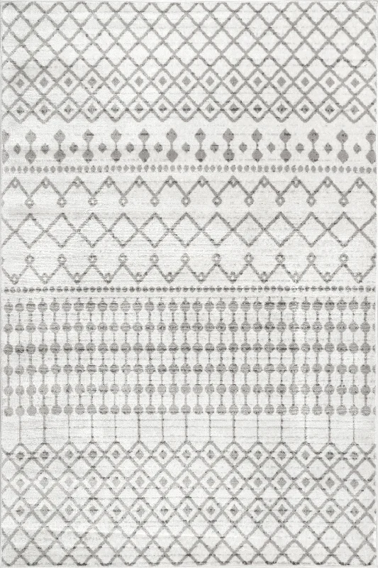 Angel Modern Trellis Rug | Beige