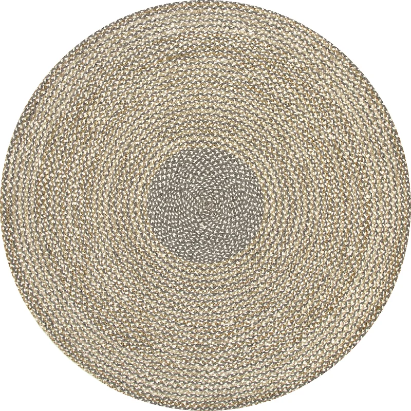 Braided Jute Rug | Grey