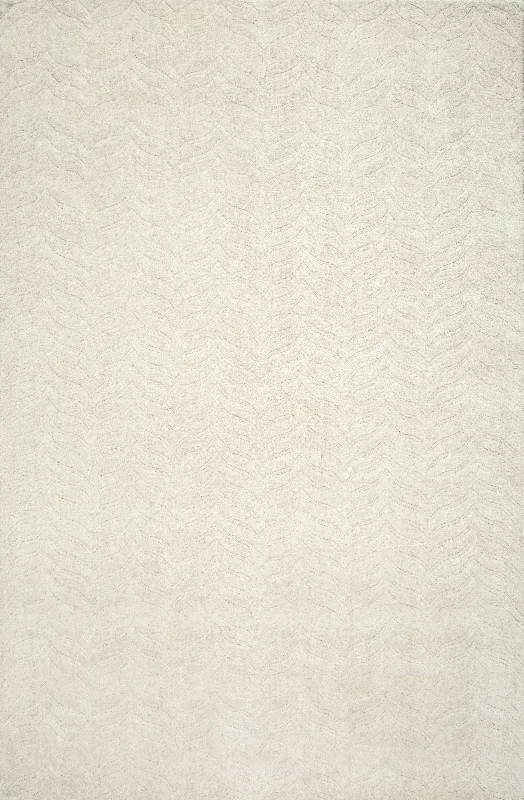 Carved Chevron Rug | Ivory