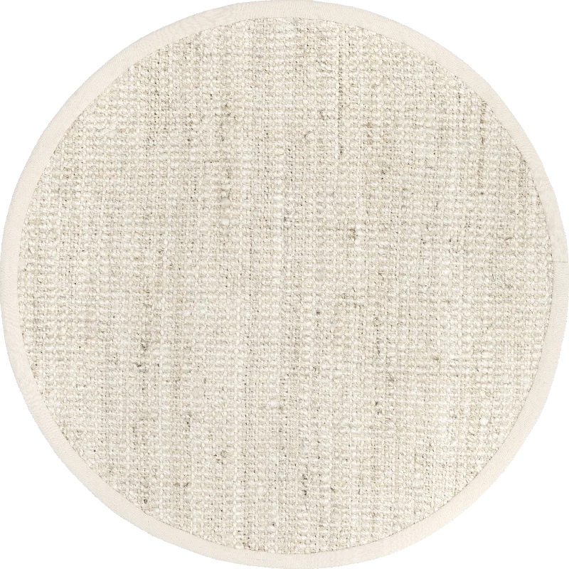 Chunky Jute Tasseled Rug | Off White