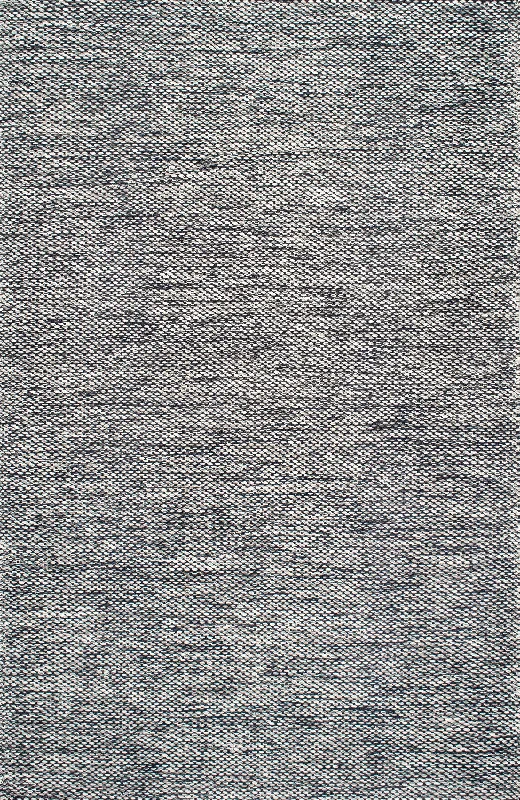 Cotton Solid Flatweave Rug | Grey