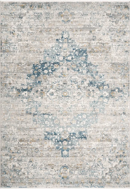 Dallas Vintage Medallion Rug | Blue