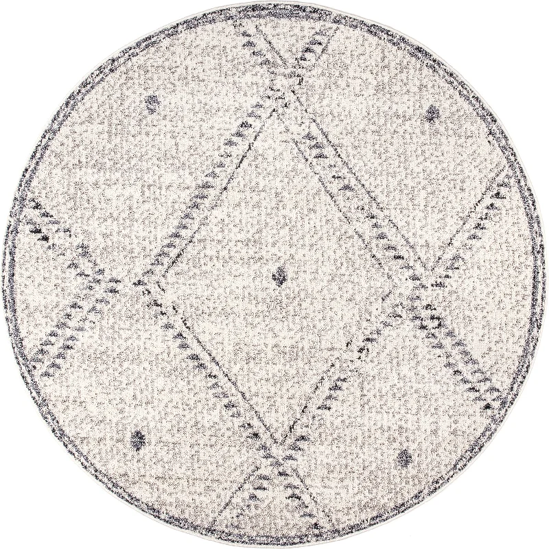 Dotted Trellis Rug | Ivory