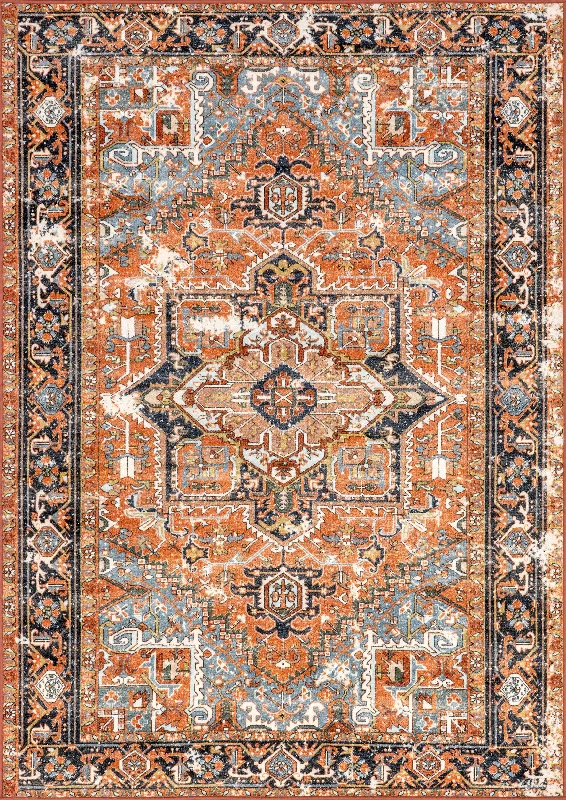 Dynasty Traditional Rug | Burnt Orange