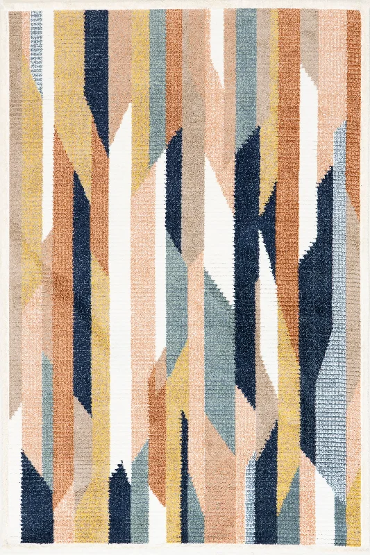 Judith Modern Stripes Rug | Blue