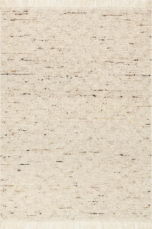 JuJu Tasseled Wool Rug | Ivory