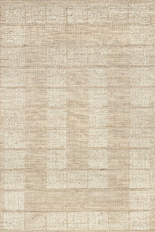 Oden Textured Jute and Wool Rug | Ivory