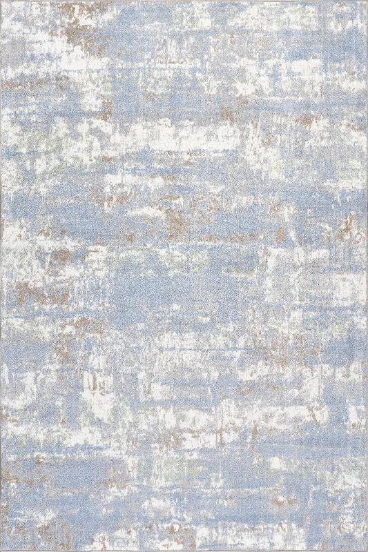 Patty Washable Rainy Days Rug | Blue