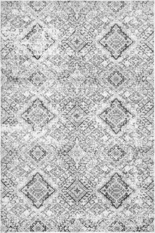 Persian Tessellation Rug | Grey