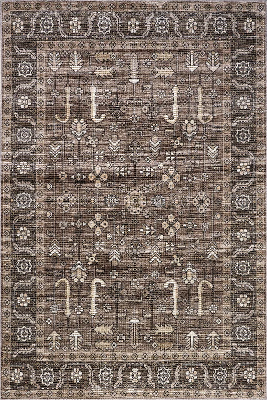 Redwood Vintage Washable Rug | Taupe