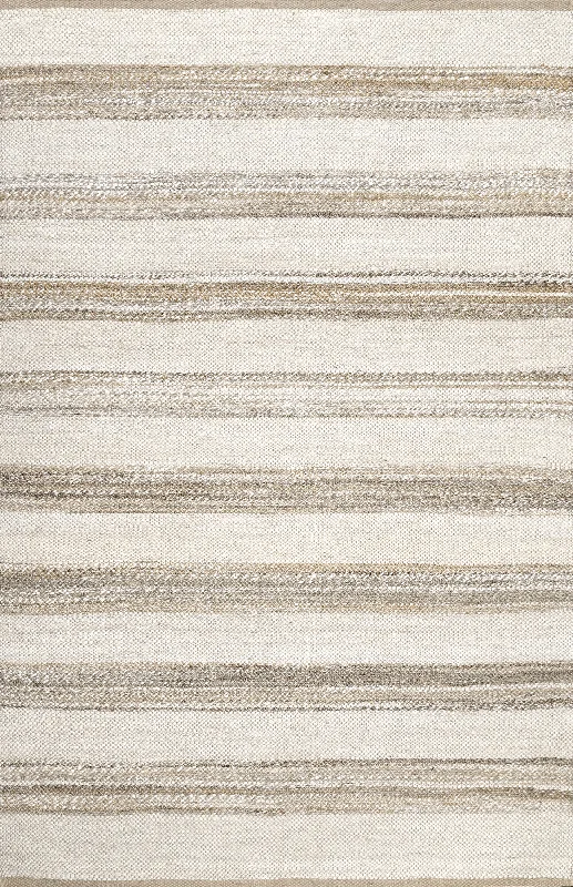 Ren Striped Jute Rug | Natural