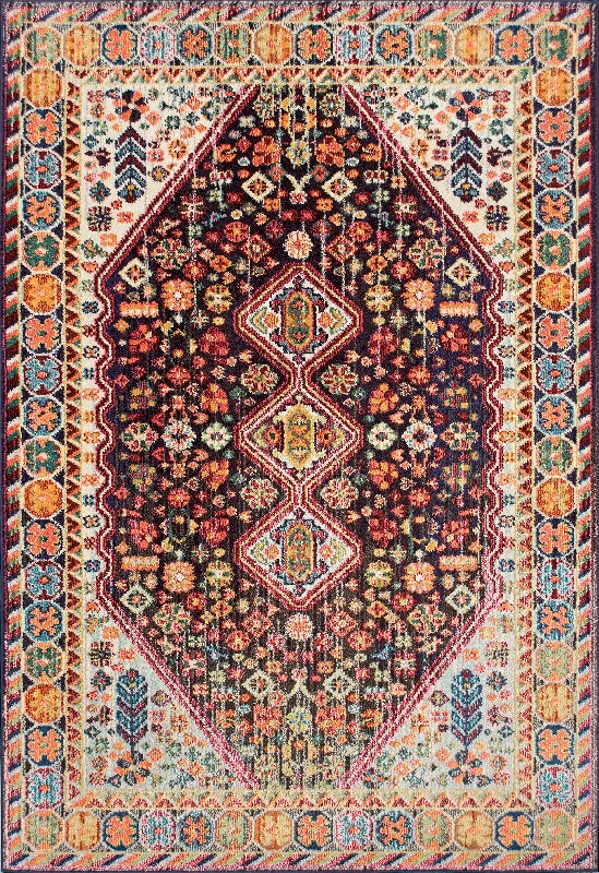 Vibrant Meadow Rug | Black