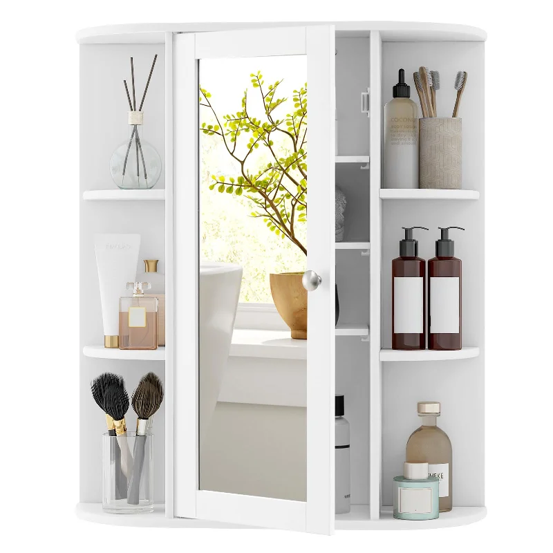 Giantex Medicine Cabinet, Bathroom Wall Cabinet with Mirror