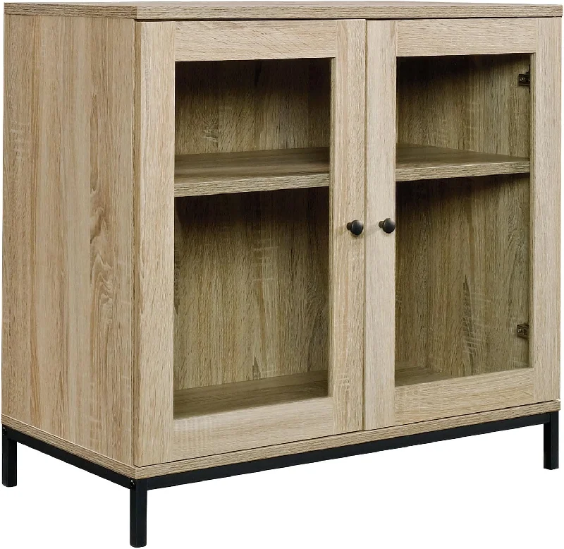 Sauder 420035 North Avenue Display Cabinet, For TVs up to 32", Charter Oak finish - $85