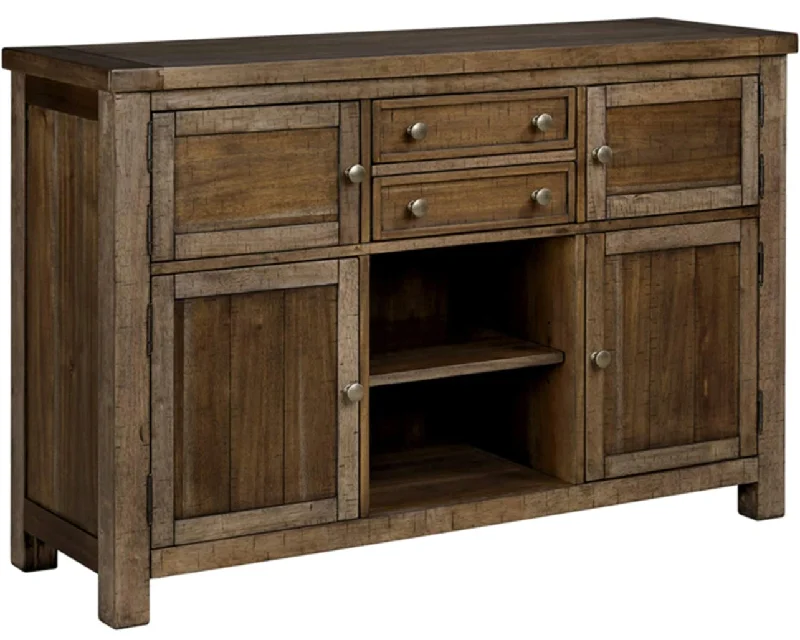 Signature Design by Ashley Moriville Rustic Dining Room Buffet, Brown - $400