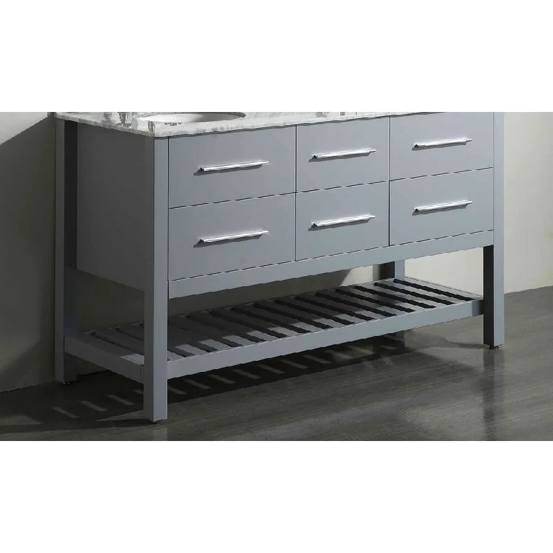 59" Bosconi SB-250-5GRMC Main Cabinet Gray