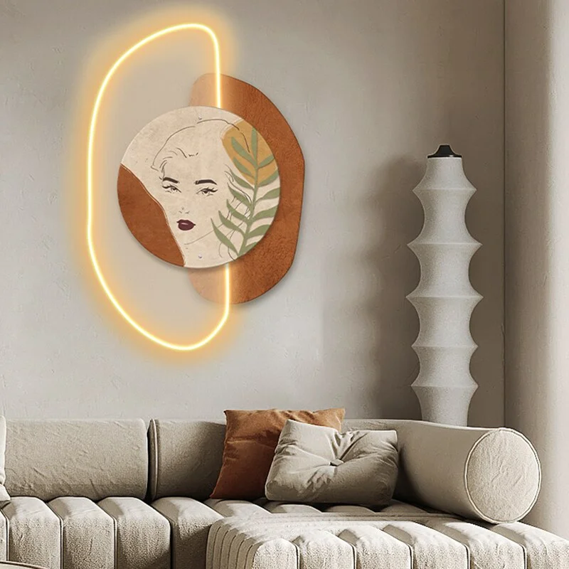 Abstract Luminous Wall Lights - Art Decor