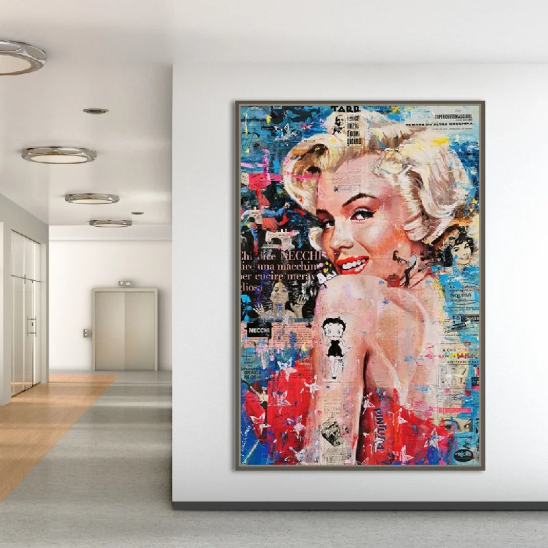 Betty Boop Marilyn Poster - Iconic Star Tribute for Fans and Collectors