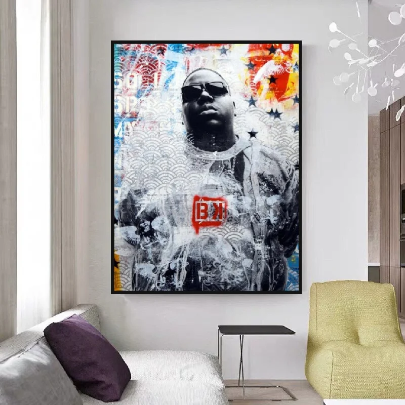 Biggie Smalls Rapper Canvas Wall Art - Official Merchandise