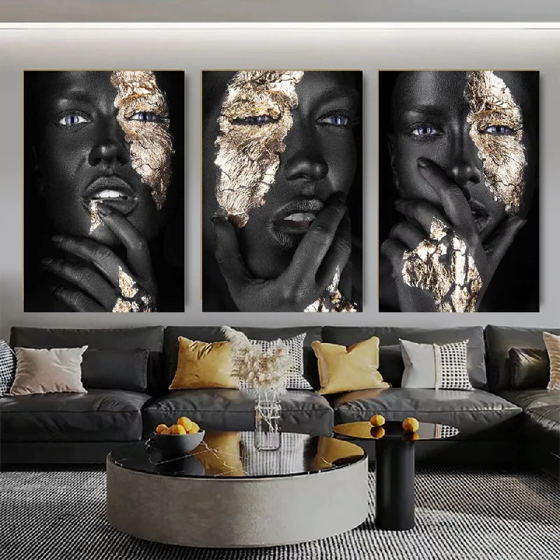 Black Woman Masked Wall Art: Expressive and Empowering Pieces