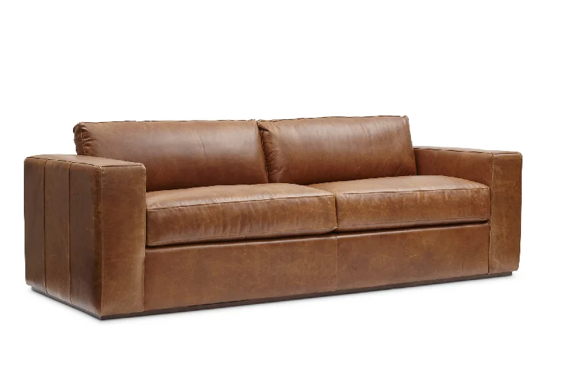 Bolo Leather Sofa in Carriage