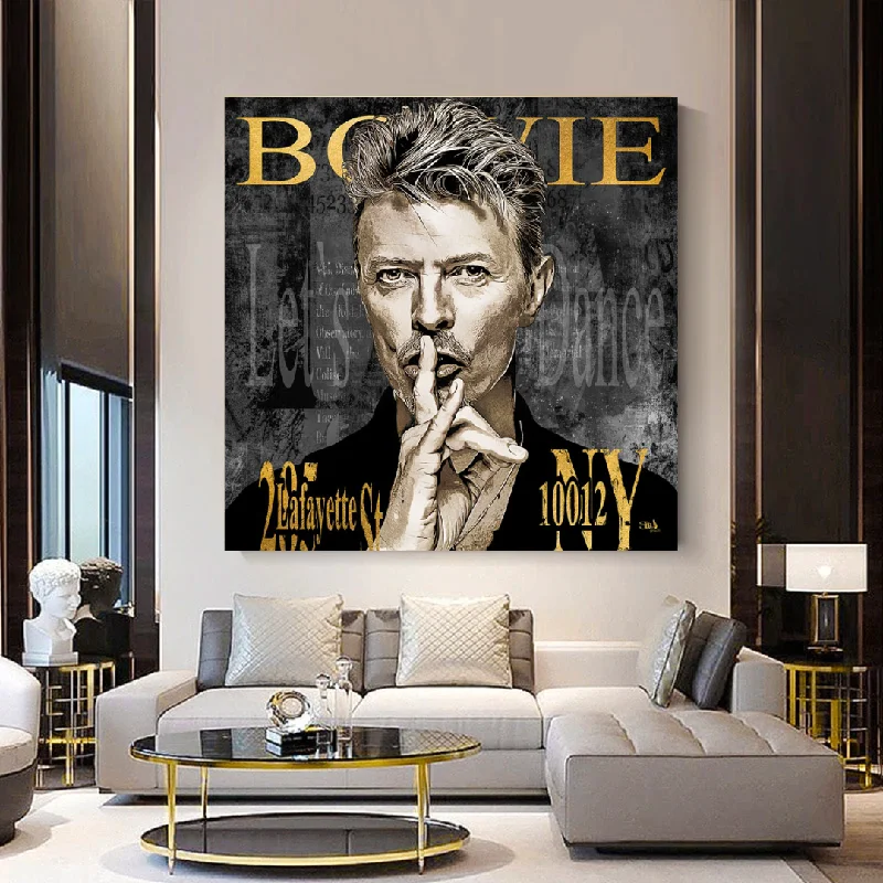 David Bowie Canvas Wall Art – Exquisite Collection for Fans