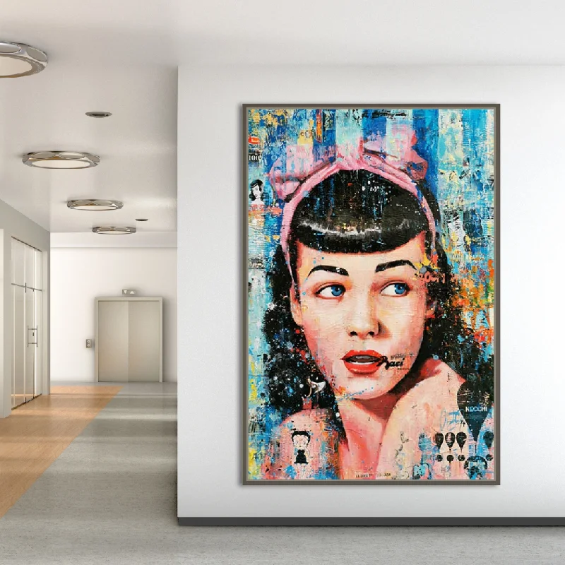 Girl Fashion Wall Art Canvas