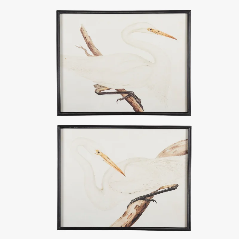 Heron Framed Art Prints