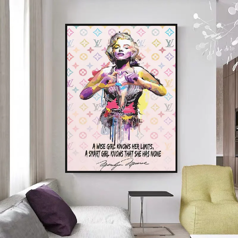 Marilyn Monroe Wise Girl Poster - Stylish Art for Your Walls