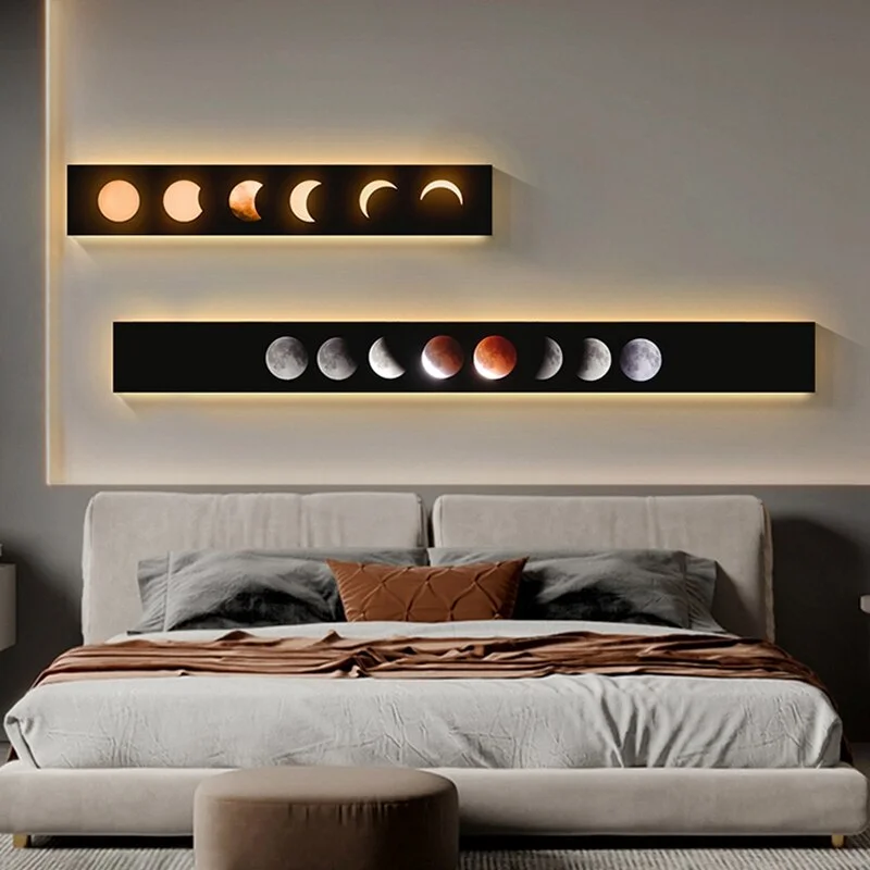 Moon Eclipse LED Wall Lght: Stylish & Energy-Efficient Lighting