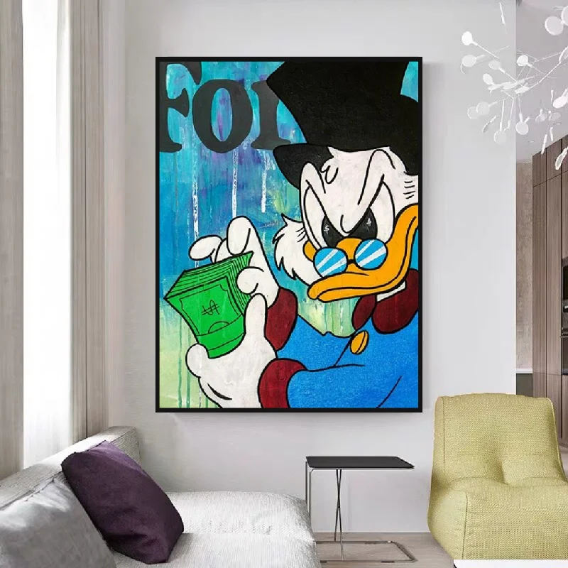 Scrooge McDuck Forbes Canvas Wall Art - Exclusive