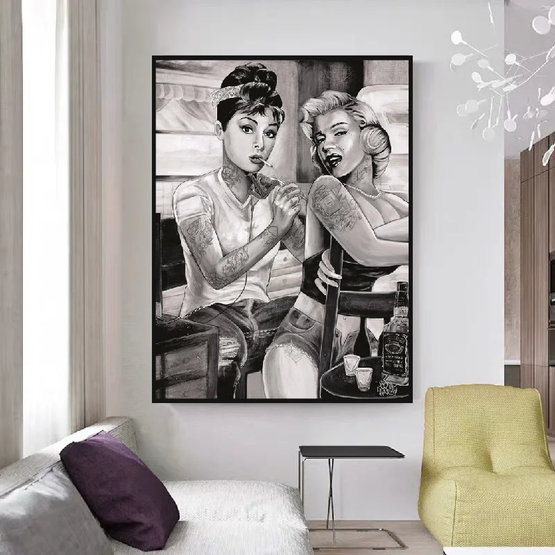 Tattoo Classic - Audrey Hepburn and Marilyn Art