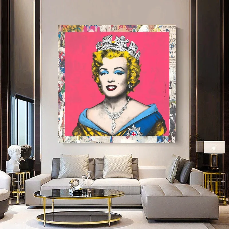 The Crowned Queen: Marilyn Poster for Vintage Collectors