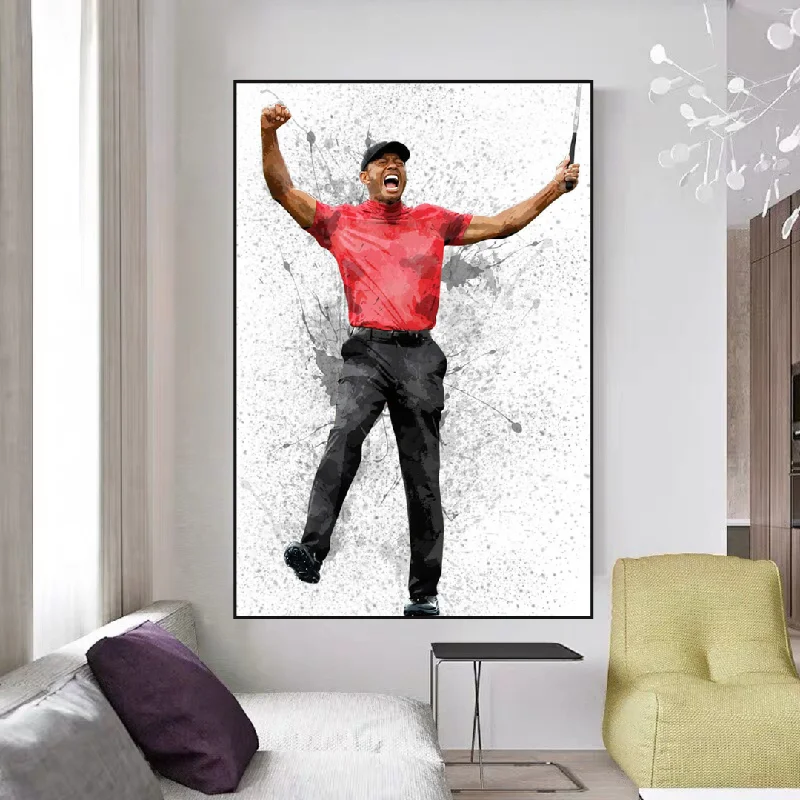 Tiger Woods Canvas Wall Art - Exclusive Collection