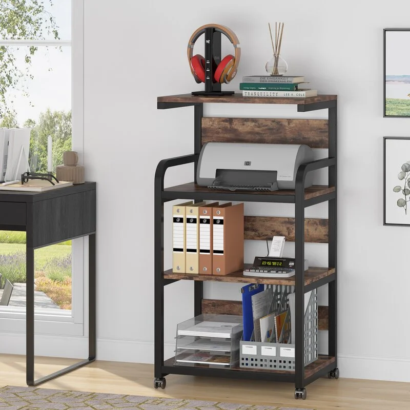 Alvaro Kitchen Moving Trolley Organizer Rack