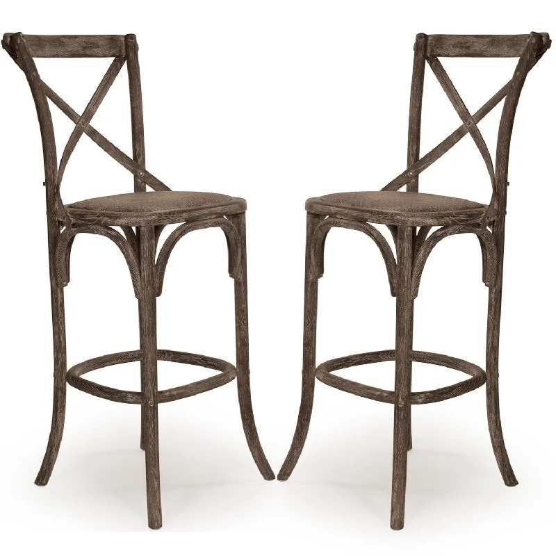 French Cafe Bar Stools - Pair