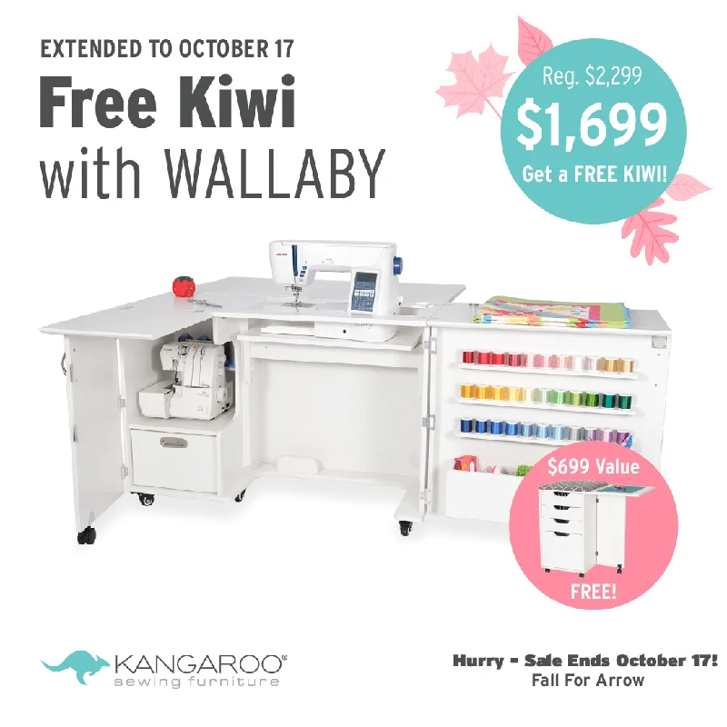 Kangaroo Wallaby Sewing Cabinet